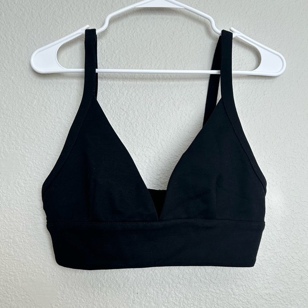 Olivaceous Black Women's Bra Top